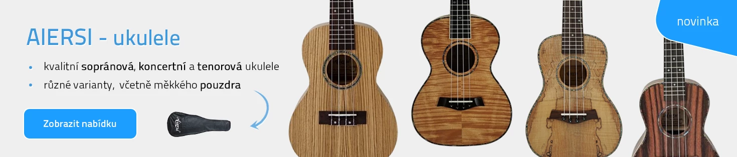 Aiersi ukulele skladem - novinka v naší nabídce!