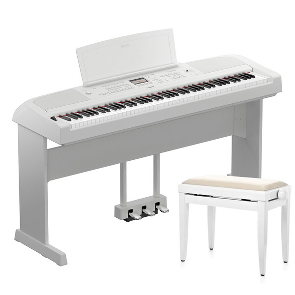 Pianový set Yamaha  DGX 670 WH SET2