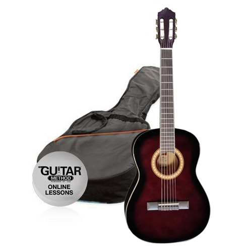 Klasická kytara paket 1/2 Ashton  SPCG 12 TP Pack (fialová)
