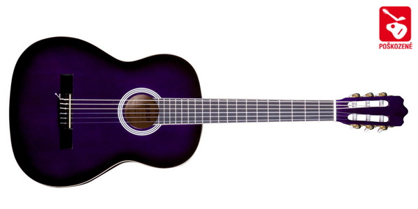 Klasická kytara 3/4 Ashton  SPCG 34 TP (fialová) - B stock