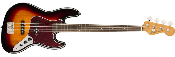 Baskytara 4strunná Fender Squier  Classic Vibe 60s Jazz Bass FL LRL 3TS