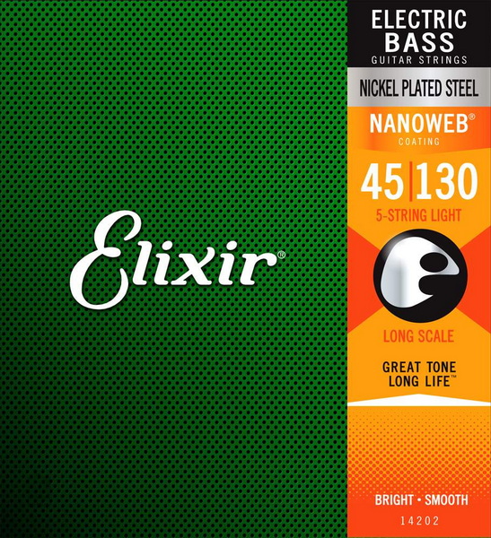 Struny pro baskytaru Elixir  14202 Light Long Scale 45/130