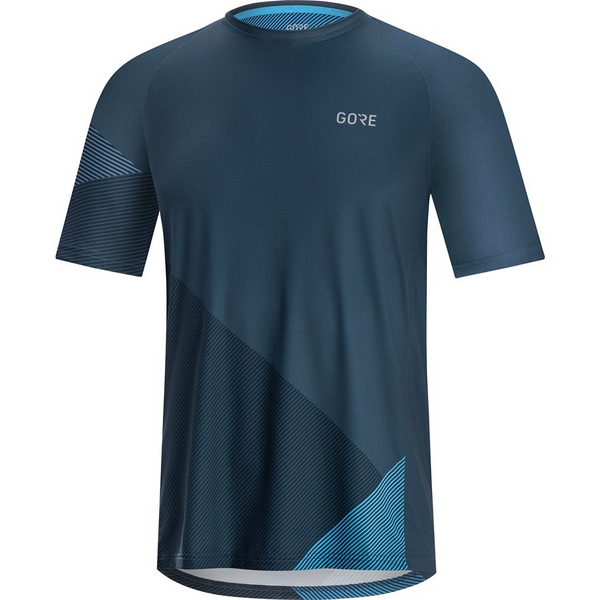 Pánský Dres Gore  C5 Trail Short Sleeve Jersey, XXL (blue)