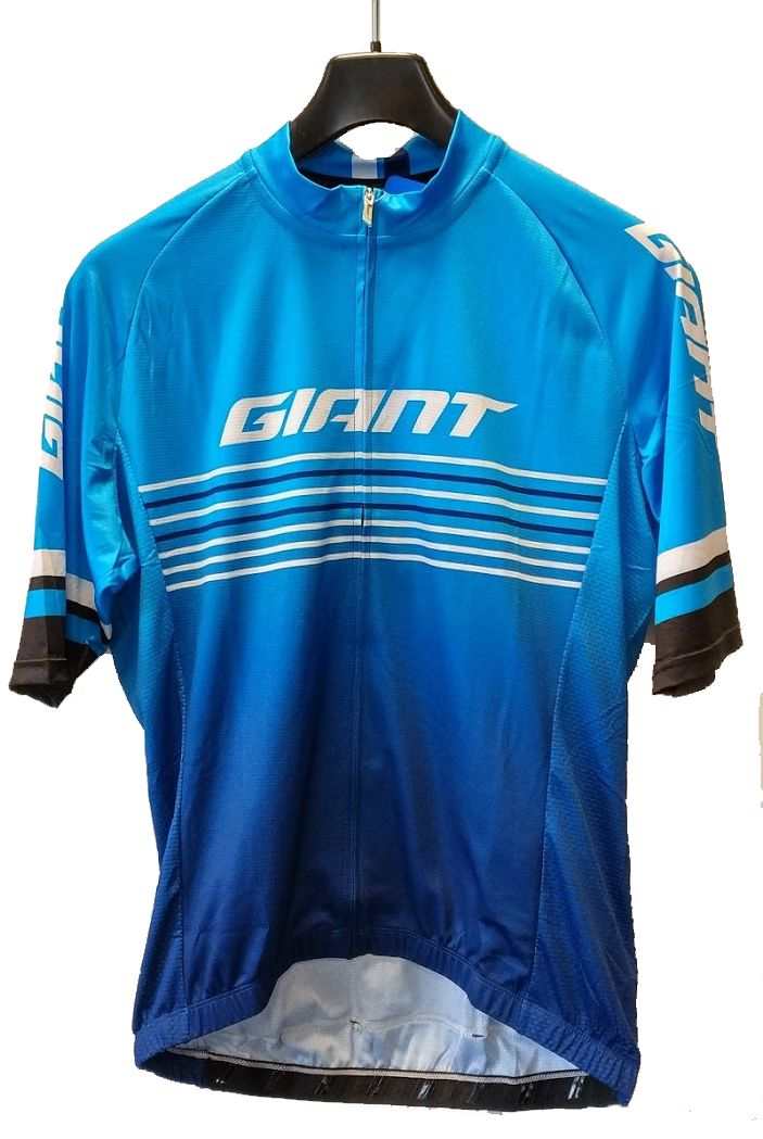 Dres Giant  Race Day S/S Jersey-Cyan/Navy