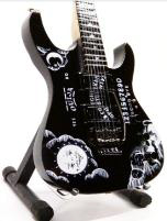 Miniatura kytary Music Legends  PPT-MK096 Kirk Hammett Metallica ESP KH2  KH-2 Ouija