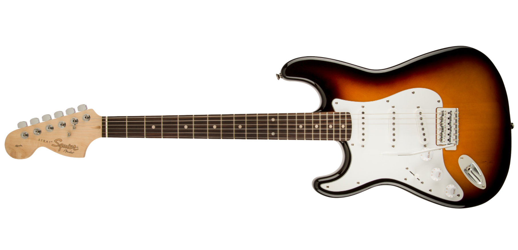 Elektrická kytara levoruká Fender Squier  Affinity Stratocaster LH LRL BSB