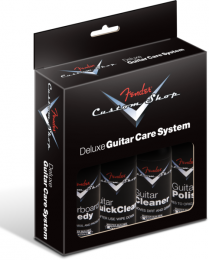 Čistící sada Fender  CS DLX Guitar Care Kit 4 Pack