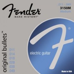 Struny pro elektrickou kytaru Fender  3150M Original Pure Nickel bullet ends