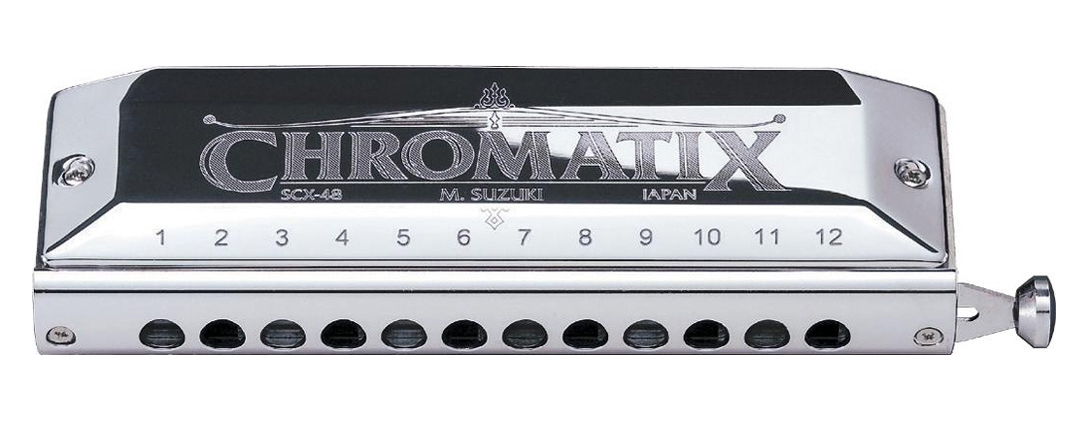 Harmonika chromatická Suzuki  SCX-48 A Chromatix