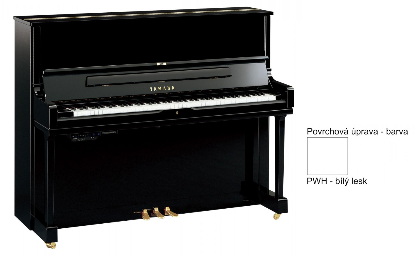 Klavír TransAcoustic Yamaha  YUS1 TA2 PWH
