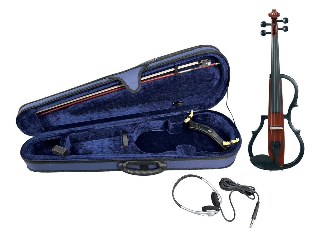 Elektrické housle Gewa  E-violin Red Brown