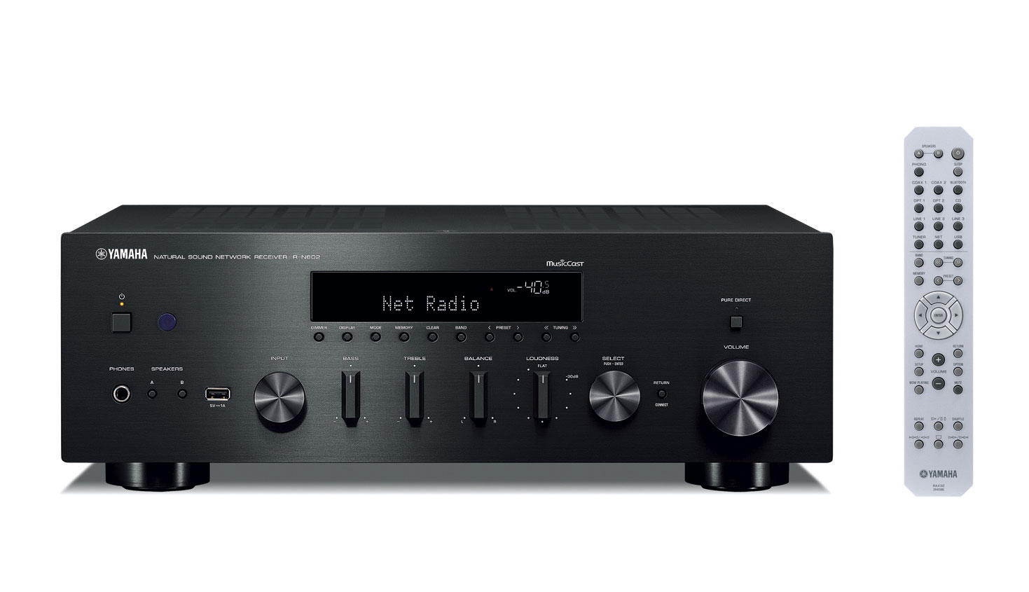 Receiver audio Yamaha  R-N602 Black