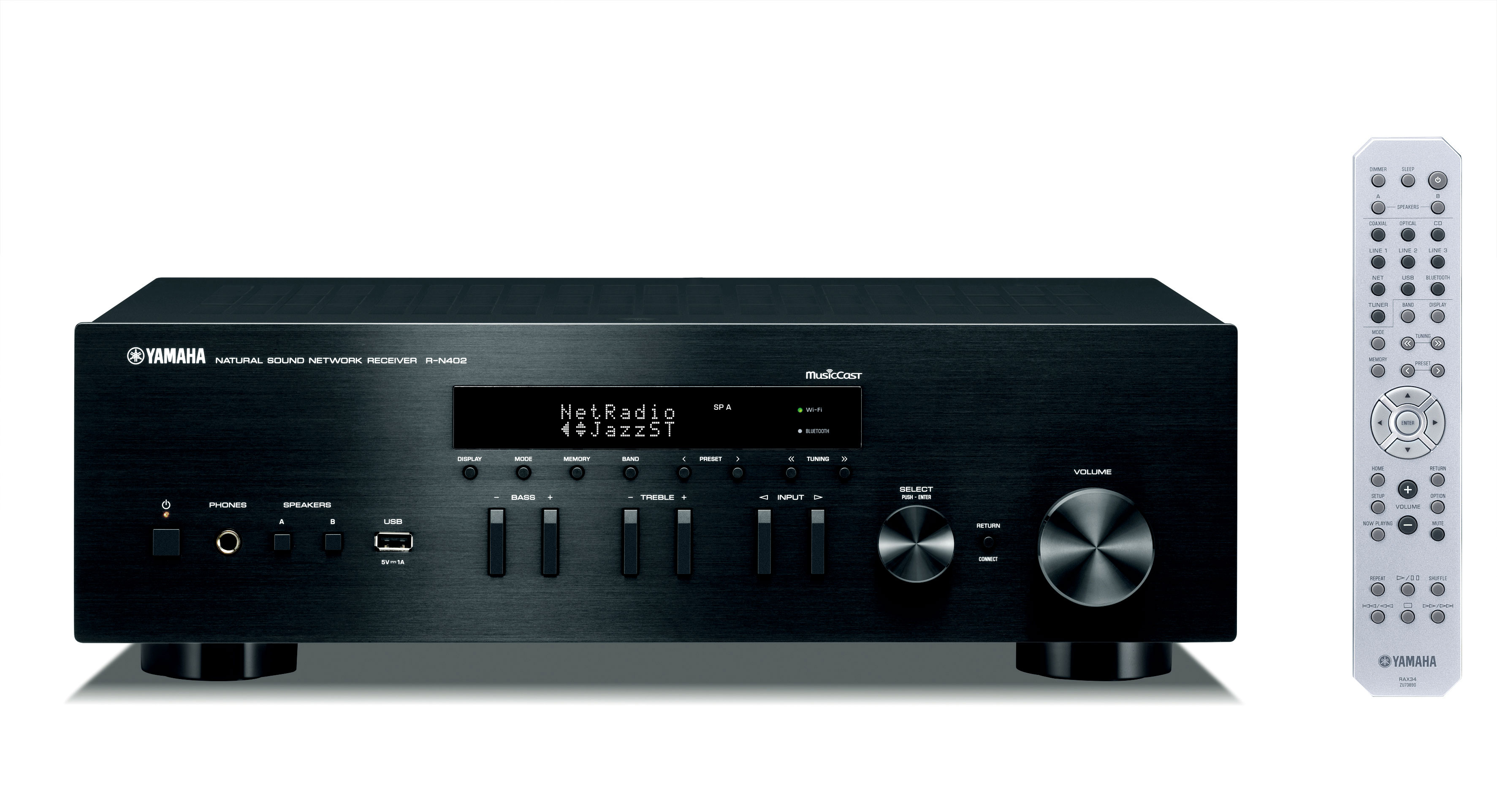 Receiver audio Yamaha  R-N402D Black