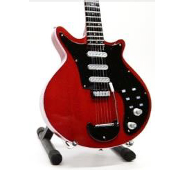 Miniatura kytary Music Legends  PPT-MK041 Brian May Queen Brian May Guitars Special Antique Cherry
