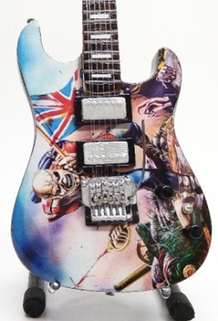 Miniatura kytary Music Legends  PPT-MK075 Iron Maiden 24 Unreleased Studio Works Tribute