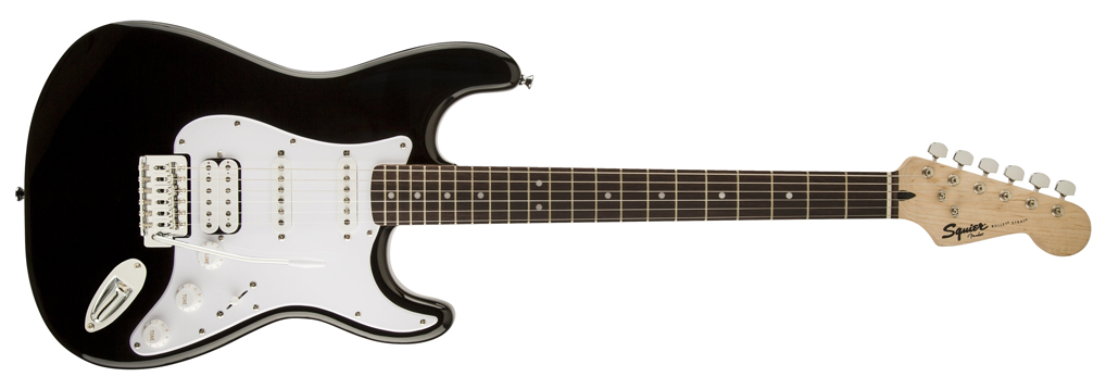 Elektrická kytara Fender Squier  Bullet Strat w/Trem HSS BLK
