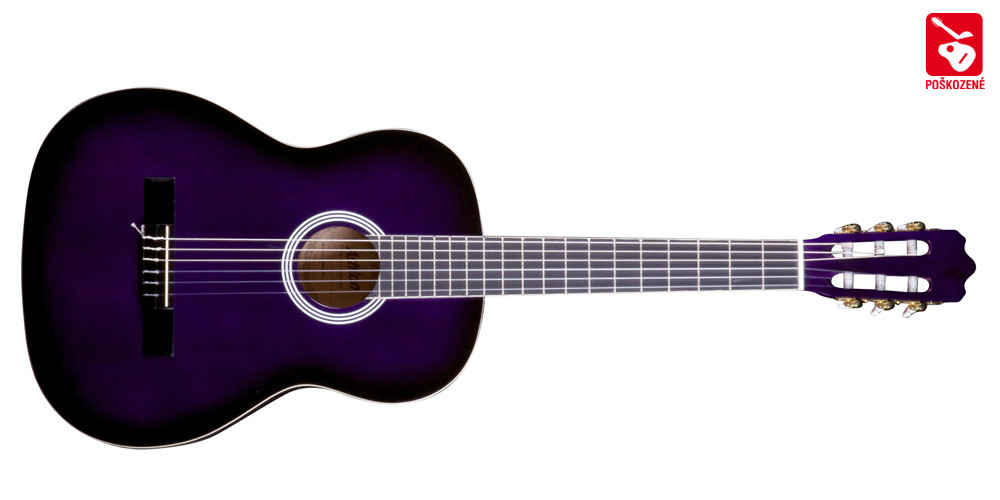 Klasická kytara 4/4 Ashton  SPCG 44 TP (fialová) - B stock