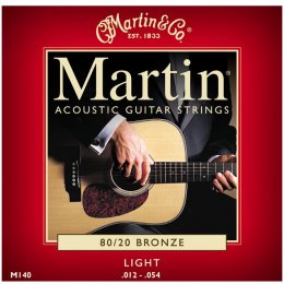 Struny kovové pro akustickou kytaru Martin  MA 140